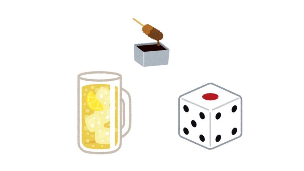 チンチロリン　確認用 確率を出してみた】串カツ田中のチンチロリンはやった方が得？